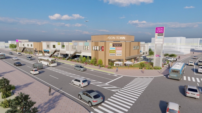 イオンタウン豊中庄内の開業イメージ（イオンタウン発表資料より）