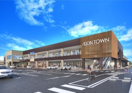 イオンタウン松本村井増床棟のイメージ(イオンタウン発表資料より) イオンタウン松本村井増床棟のイメージ(イオンタウン発表資料より)