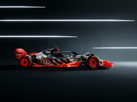 今季、F 1ベルギーグランプリの記者会見で発表したアウディのF 1参戦プロジェクト 今季、F 1ベルギーグランプリの記者会見で発表したアウディのF 1参戦プロジェクト