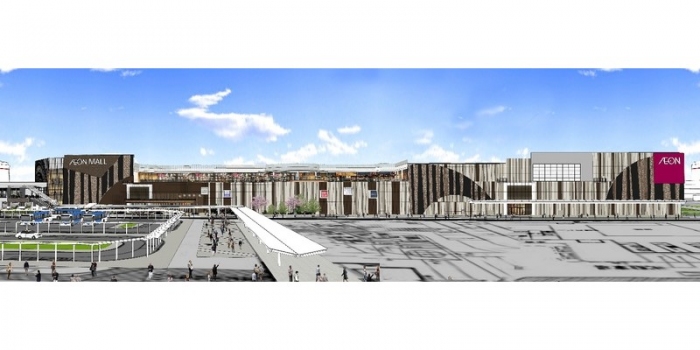 リニューアル後のイオンモール幕張新都心イメージ（イオンモール発表資料より）