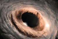 超大質量ブラックホールのイメージ図 (c) UH Mānoa