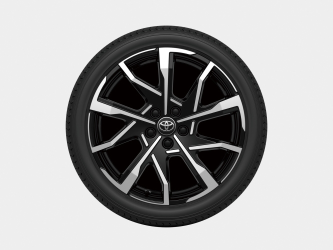 19インチタイヤ（画像: トヨタ自動車の発表資料より）
