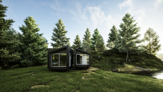 インフラゼロでも暮らせる家のイメージ（画像：MUJI HOUSEの発表資料より）