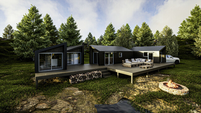 インフラゼロでも暮らせる家のイメージ（画像：MUJI HOUSEの発表資料より）