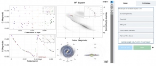 市民が科学者を支援できるGaia Variプロジェクトの参画用ページ (c) ESA