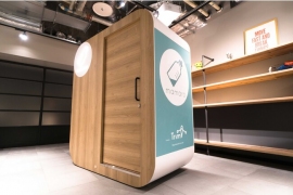 ベビーケアルーム「mamaro」(画像: Trimの発表資料より) ベビーケアルーム「mamaro」(画像: Trimの発表資料より)