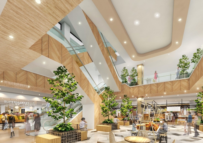 1F吹き抜け広場「NATURE」