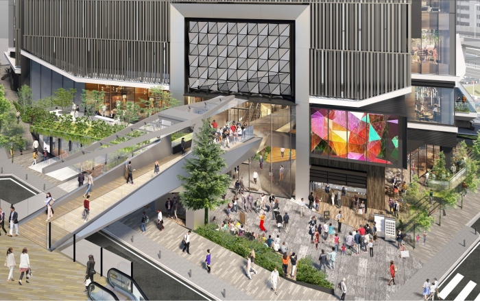 渋谷ヒカリエ側広場