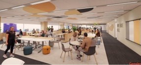 2023年7月に本社の移転を予定している。写真は移転後のイメージ（画像: ソラストの発表資料より）