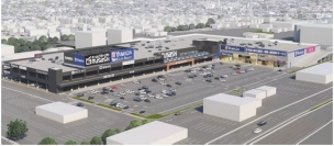 アークスクエア御経塚の開業イメージ（ヤマダホールディングス発表資料より）