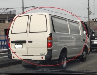 Photo:ダイナのデリバリーバン後部荷室は旧ハイエースバンのボディと共通　©sawahajime