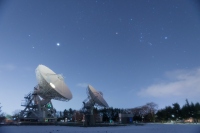 VERA水沢観測局から撮影されたオリオン座。（画像: 国立天文台）