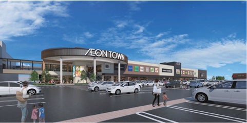 イオンタウン松原の開業イメージ（イオンタウン発表資料より）