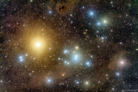 地球に最も近い散開星団のヒアデス星団（c) Jose Mtanous