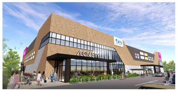 そよら福井開発の開店イメージ（イオンリテール発表資料より）