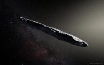 オウムアムアのイメージ画像。(c) European Southern Observatory, M. Kornmesser