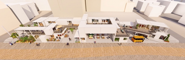 北棟の外観イメージ