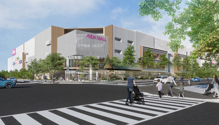 イオンモール仙台雨宮の開業イメージ（イオンモール発表資料より）