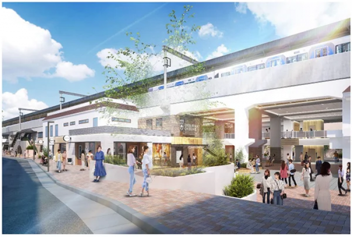 アバリーナ千船の開業イメージ（阪神電鉄など発表資料より）