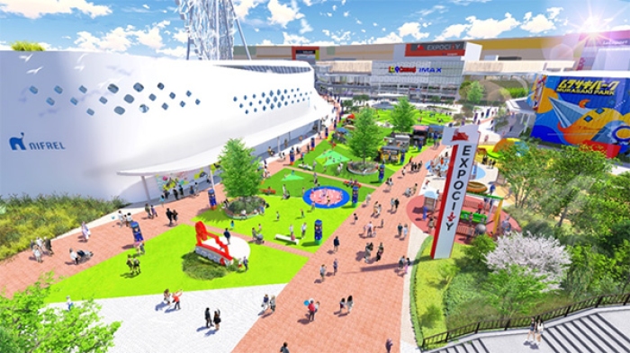 空の広場のオープンイメージ（三井不動産発表資料より）