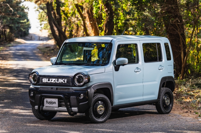 販売される東京オートサロン2025に出展されたカスタムハスラー（画像：ラスター発表資料より）