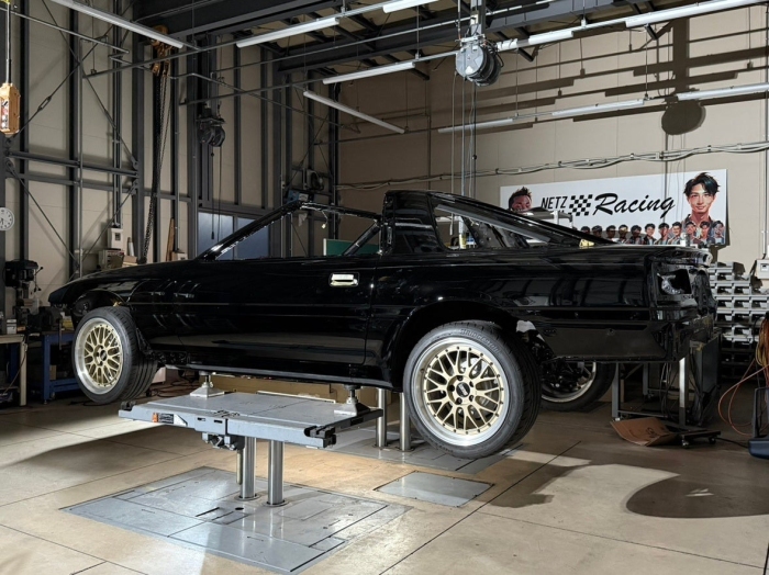 レストア途中の70スープラ（画像：ネッツトヨタ富山株式会社　GR Garage富山新庄発表資料より）