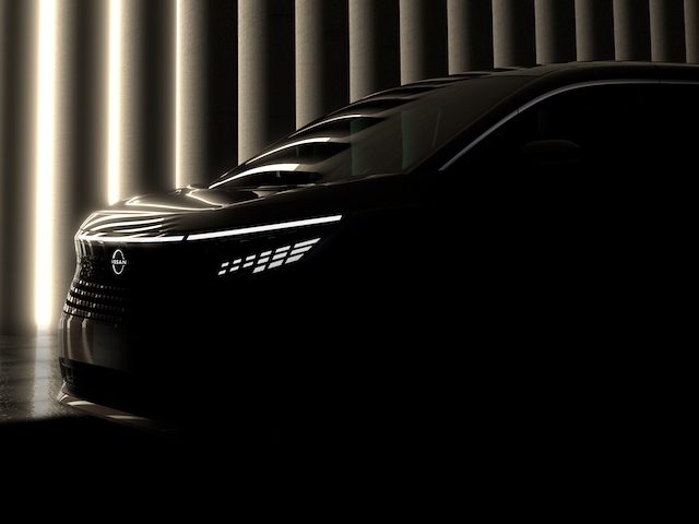 公開された4代目・新型エルグランドのティーザー画像　搭載されるパワーユニットである第三世代e-Powerに期待が高まる