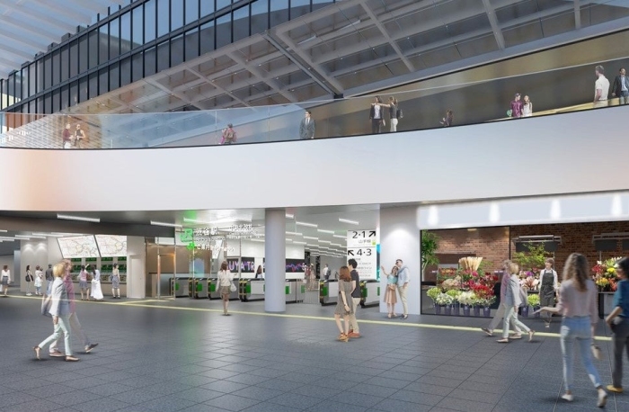 3階改札前コンコースのイメージ