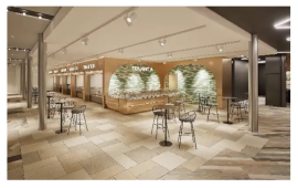 羽田空港フードコートのリニューアルイメージ(日本空港ビルデング発表資料より) 羽田空港フードコートのリニューアルイメージ(日本空港ビルデング発表資料より)