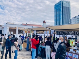 万代テラスの様子（ピーエイの発表資料より）