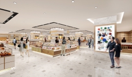 地下1階スイーツ&ギフトフロアのオープンイメージ(そごう・西武発表資料より) 地下1階スイーツ&ギフトフロアのオープンイメージ(そごう・西武発表資料より)