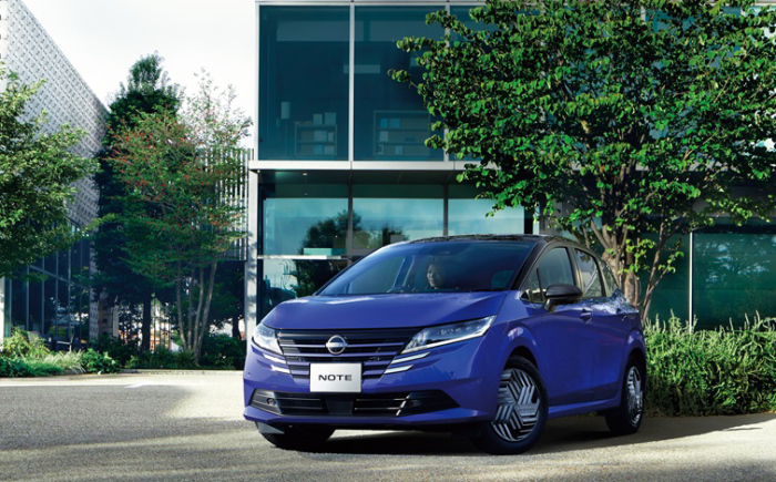 一部仕様向上が行われたノート（写真：日産自動車発表資料より）