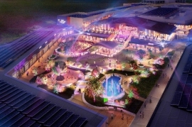 三井アウトレットパーク岡崎ショー演出時のイメージ(三井不動産発表資料より) 三井アウトレットパーク岡崎ショー演出時のイメージ(三井不動産発表資料より)