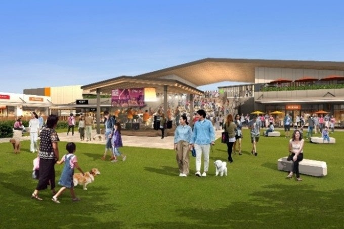 「OKAZAKI MARKET」屋外広場のイメージ