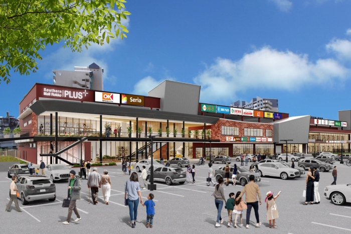 サザンモール六甲PLUS＋の開業イメージ（丸紅リアルエステートマネジメント発表資料より）