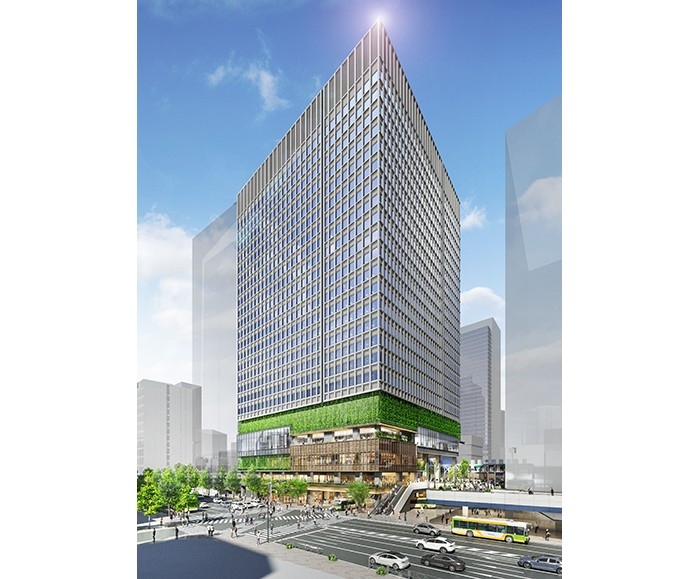 複合施設の完成イメージ（三井不動産発表資料より）