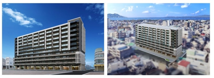 複合施設のイメージ（ミラースホールディングス発表資料より）