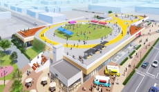 公園化されたスーパー屋上のイメージ（入間市発表資料より）