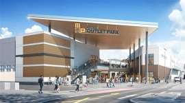 三井アウトレットパーク福岡の完成イメージ（三井不動産発表資料より）
