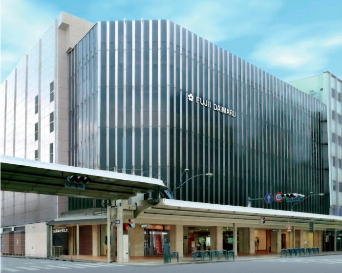 建て替えが決まった藤井大丸（藤井大丸発表資料より）