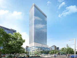 SAPPORO ONEの外観イメージ(平和不動産発表資料より) SAPPORO ONEの外観イメージ(平和不動産発表資料より)