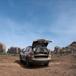 エクストレイルROCK CREEKマルチベッド(写真:日産自動車発表資料より) エクストレイルROCK CREEKマルチベッド(写真:日産自動車発表資料より)