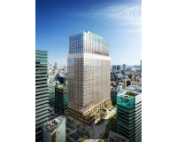 複合施設の完成イメージ（東京建物発表資料より）