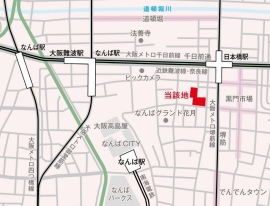 周辺地図（画像: サンケイビルの発表資料より）