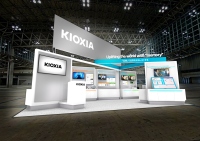 「Interop Tokyo 2026」に出展を予定しているキオクシアのブース（画像: キオクシアの発表資料より）
