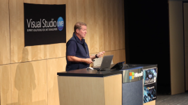 A speaker during the Microsoft HQ 2026 Hackathon event held by VSLive! in partnership with Microsoft itself. (Vslive.com)