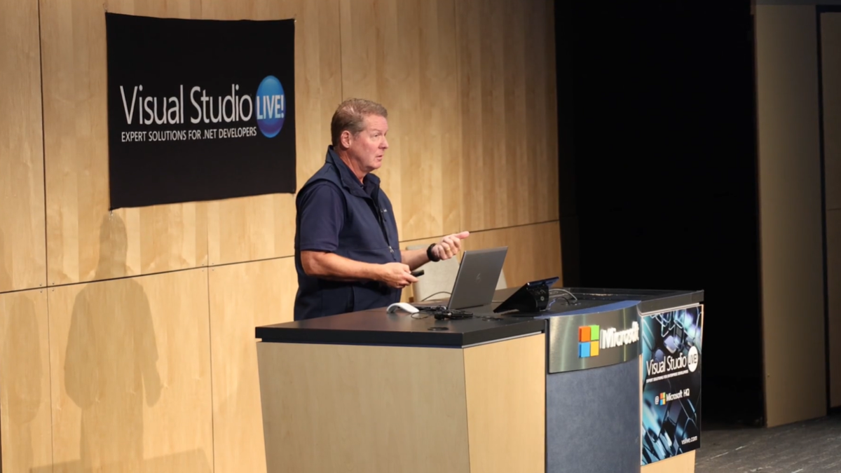 A speaker during the Microsoft HQ 2026 Hackathon event held by VSLive! in partnership with Microsoft itself. (Vslive.com)
