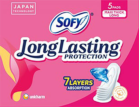 ユニ・チャームらが手掛ける普及品「SOFY Long Lasting」（同社発表資料より）