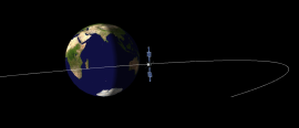 2026年9月28日に地球へ接近する木星氷衛星探査機JUICEのイメージ。地球の重力を利用して進行方向と速度を変え、木星への航行を続ける。(画像:ESA) 2026年9月28日に地球へ接近する木星氷衛星探査機JUICEのイメージ。地球の重力を利用して進行方向と速度を変え、木星への航行を続ける。(画像:ESA)