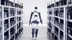 産業向けヒューマノイド「Agile ONE」。Agile Robotsは、実際の産業現場から得たデータや人が収集したデータ、シミュレーションデータをAIモデルの訓練に利用している。（写真：Agile Robots SEの発表資料より）